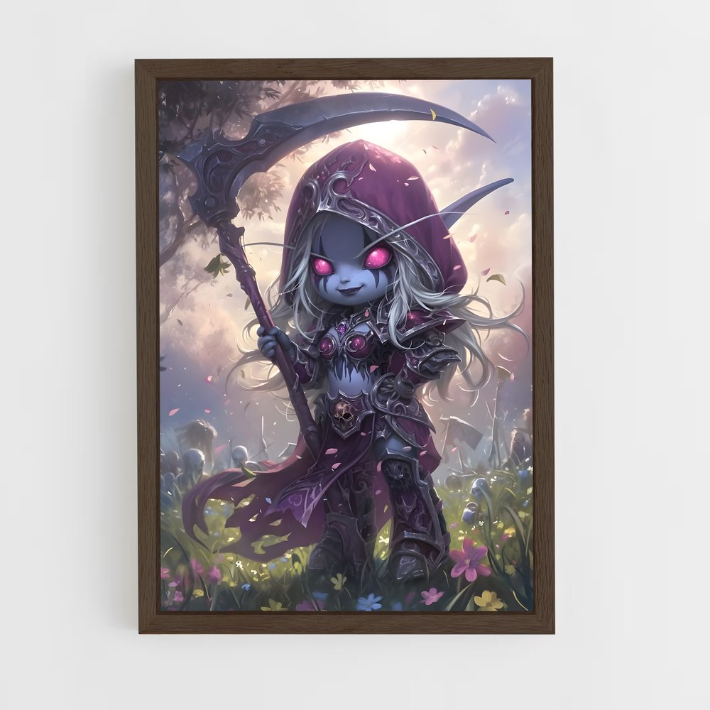 ap-sylvanas-10 cadre Bois foncé