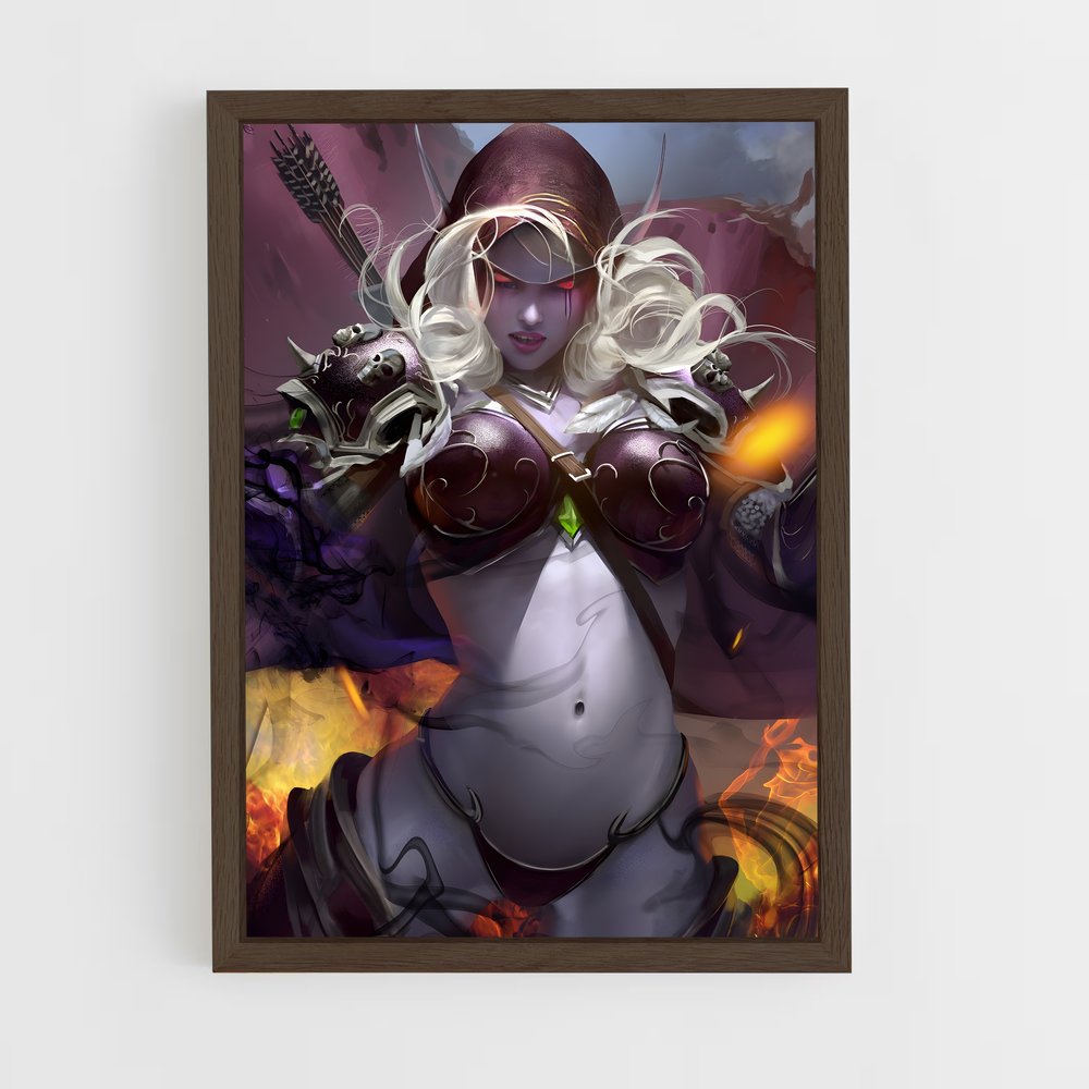 ap-sylvanas-11 cadre Bois foncé