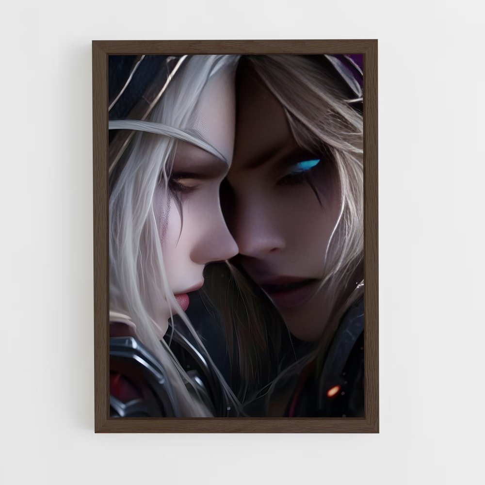 ap-sylvanas-8 cadre Bois foncé