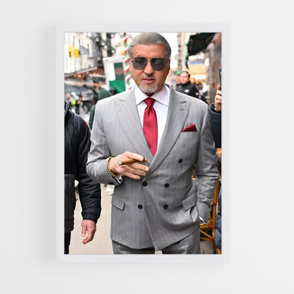 ap-sylvester stallone-5 cadre Blanc