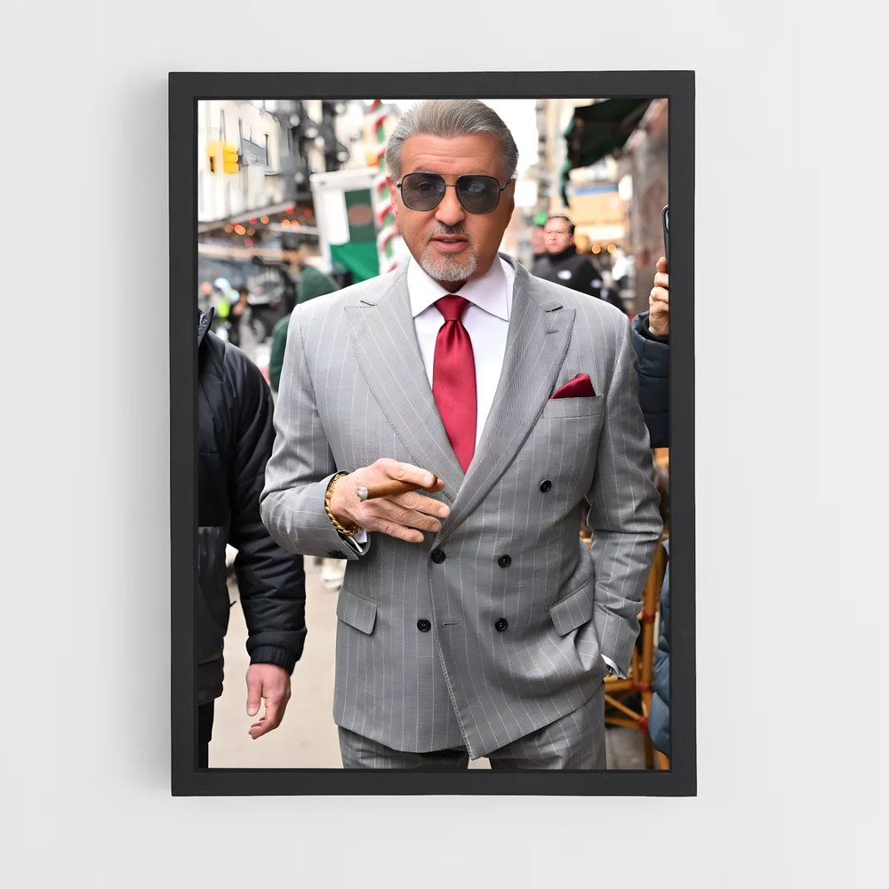 ap-sylvester stallone-5 cadre Noir