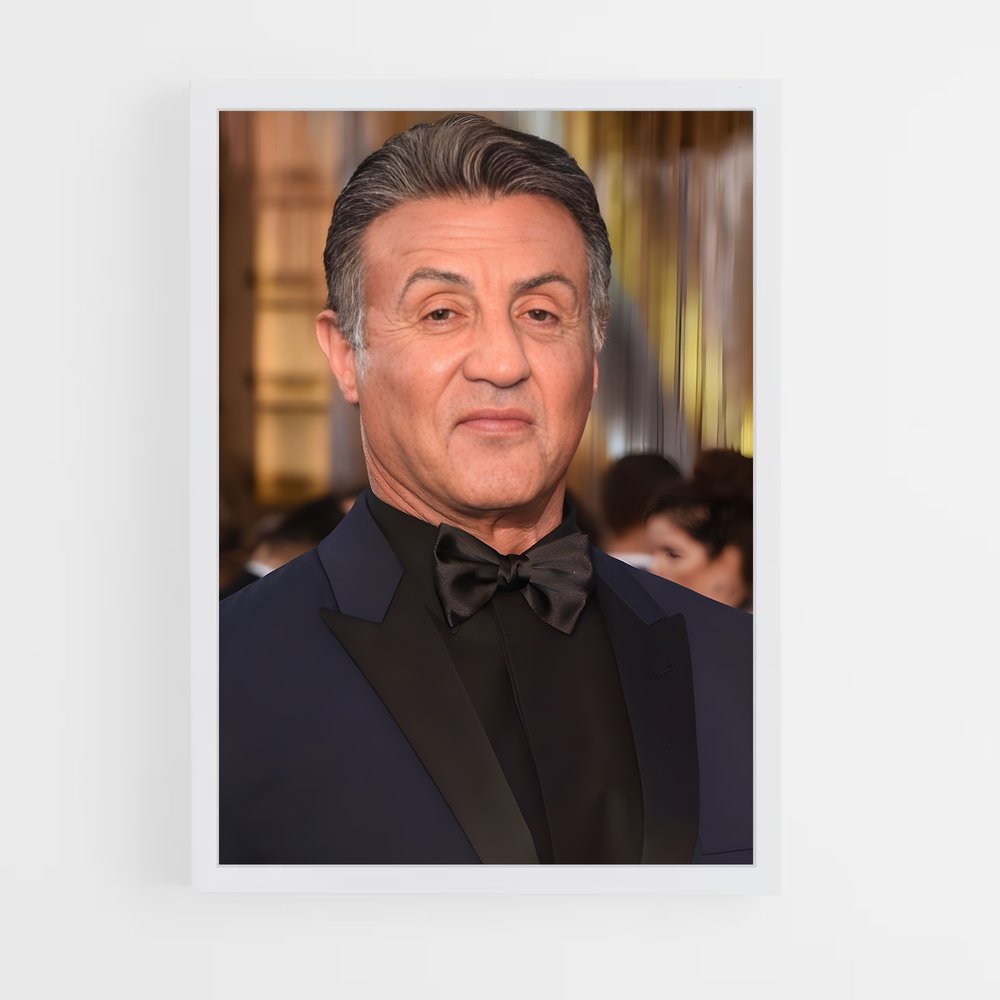 ap-sylvester stallone-6 cadre Blanc