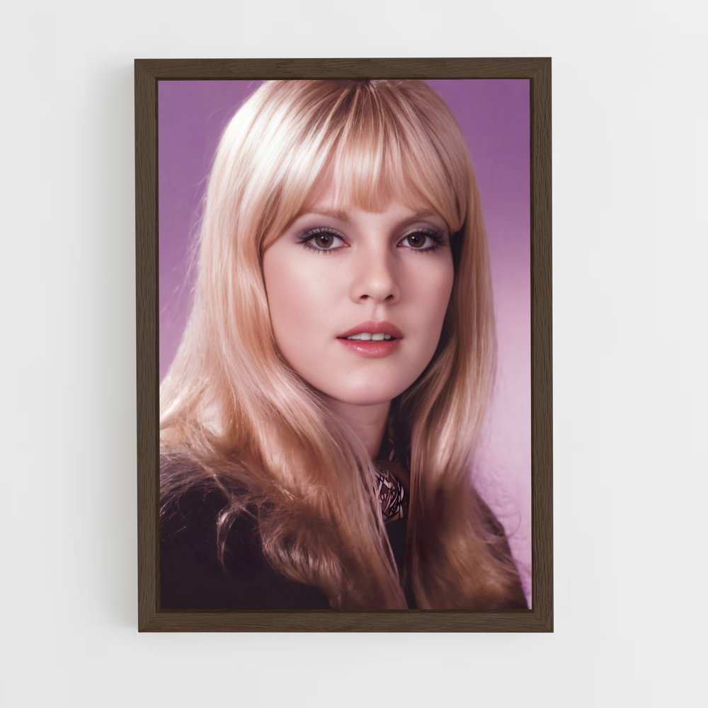 ap-sylvie vartan-2 cadre Bois foncé