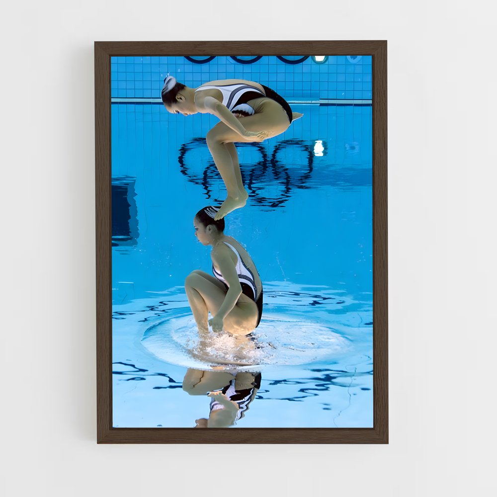 ap-synchronized diving-4 cadre Bois foncé