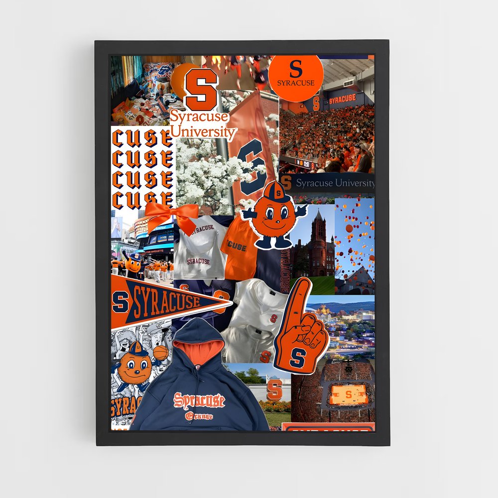ap-syracuse orange-2 cadre Noir