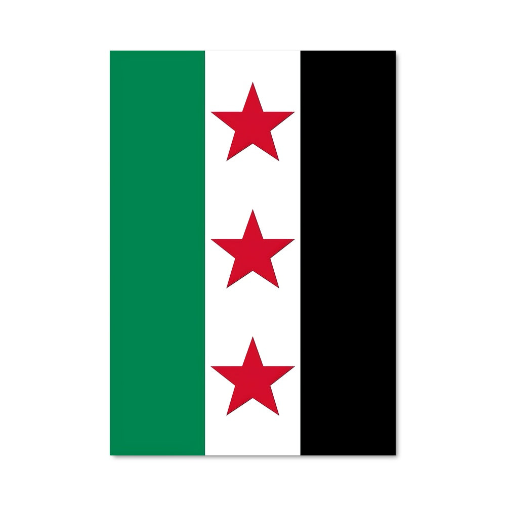 Poster Drapeau Syrien