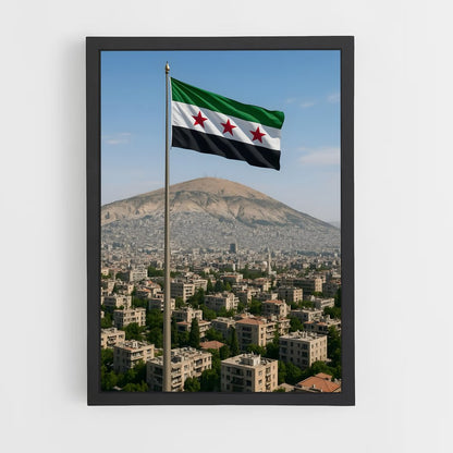 ap-syria flag-13 cadre Noir