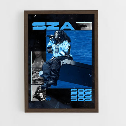 ap-sza-5 cadre Bois foncé