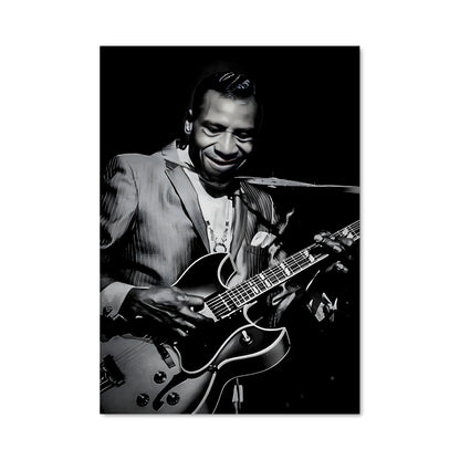 Poster Bluesman Élégant