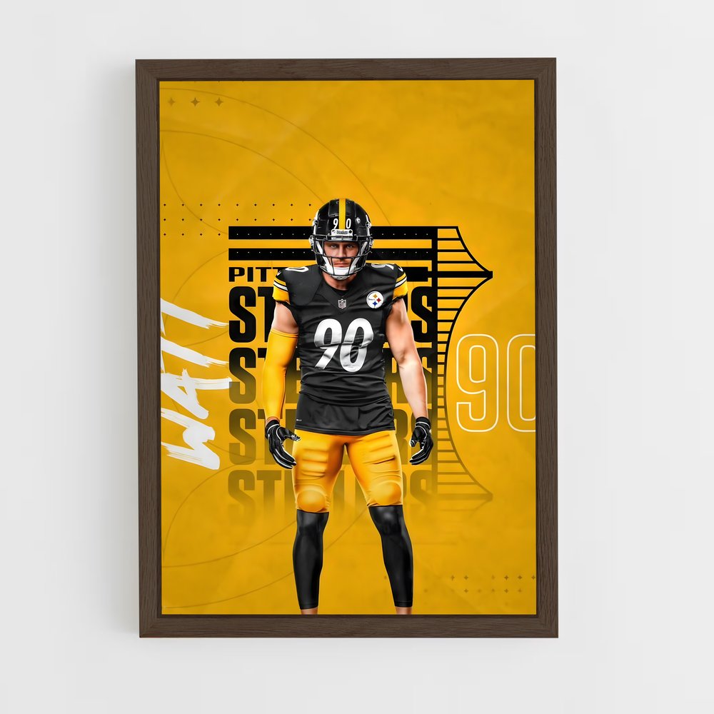 ap-t.j. watt-9 cadre Bois foncé
