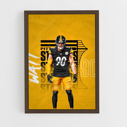 ap-t.j. watt-9 cadre Bois foncé