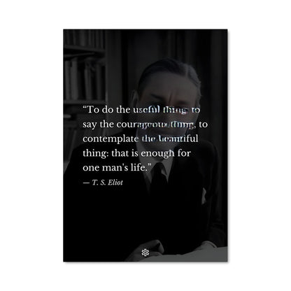 Poster L'Intellectuel Solennel