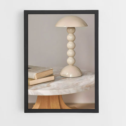 ap-table lamp-4 cadre Noir