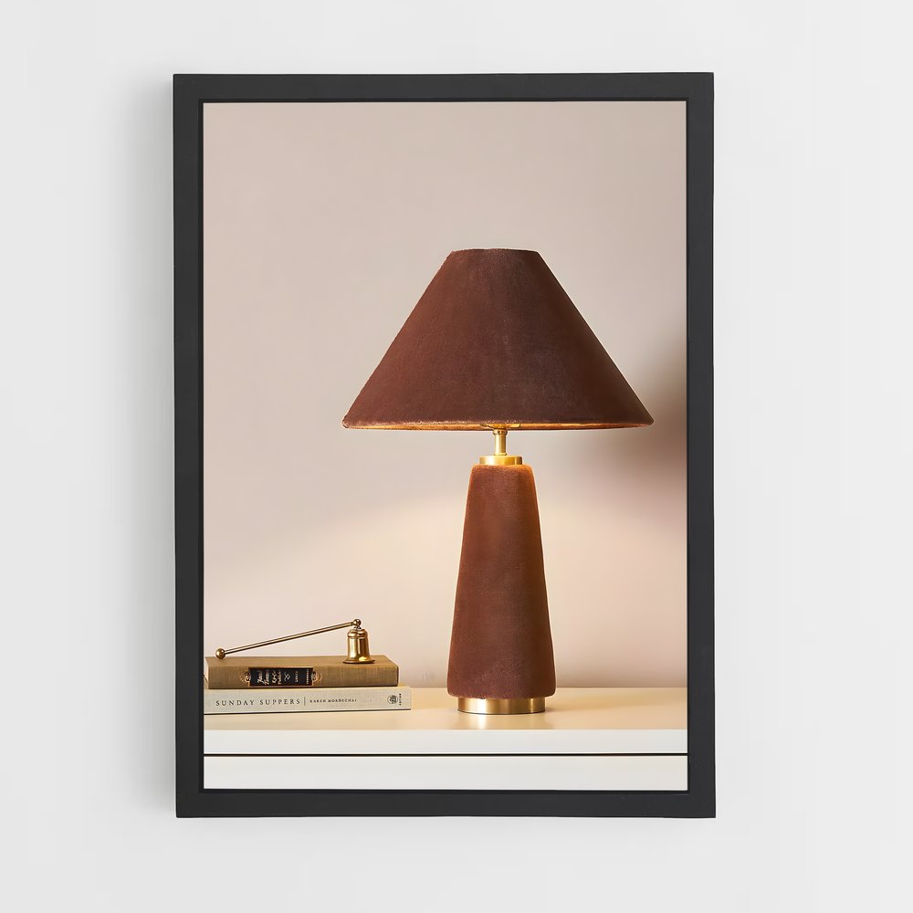 ap-table lamp-5 cadre Noir