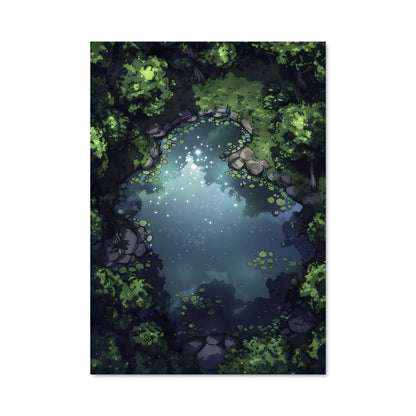 Poster Forêt Émeraude