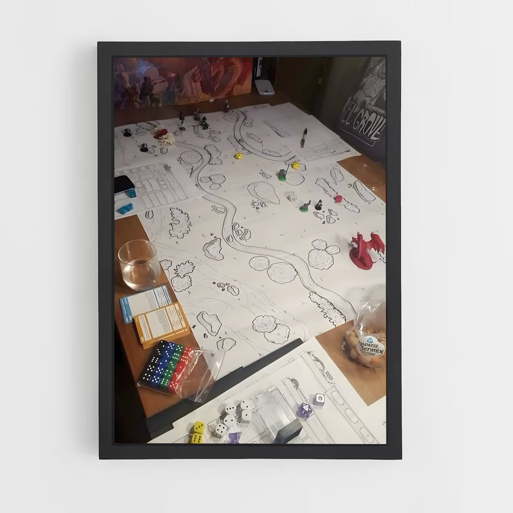 ap-tabletop rpg-2 cadre Noir