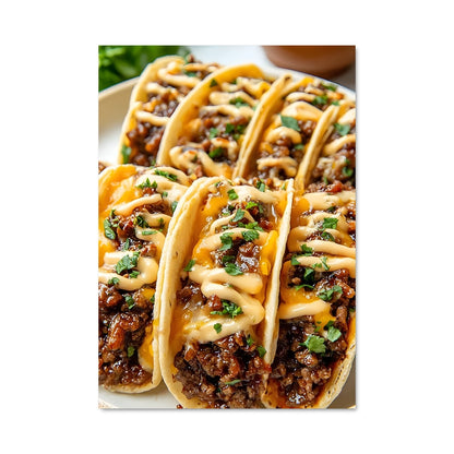 Poster Trois Tacos En Fête