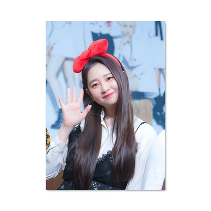 Poster La Fille au Ruban Rouge