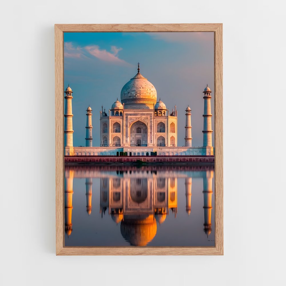 ap-taj mahal-2 cadre Bois clair