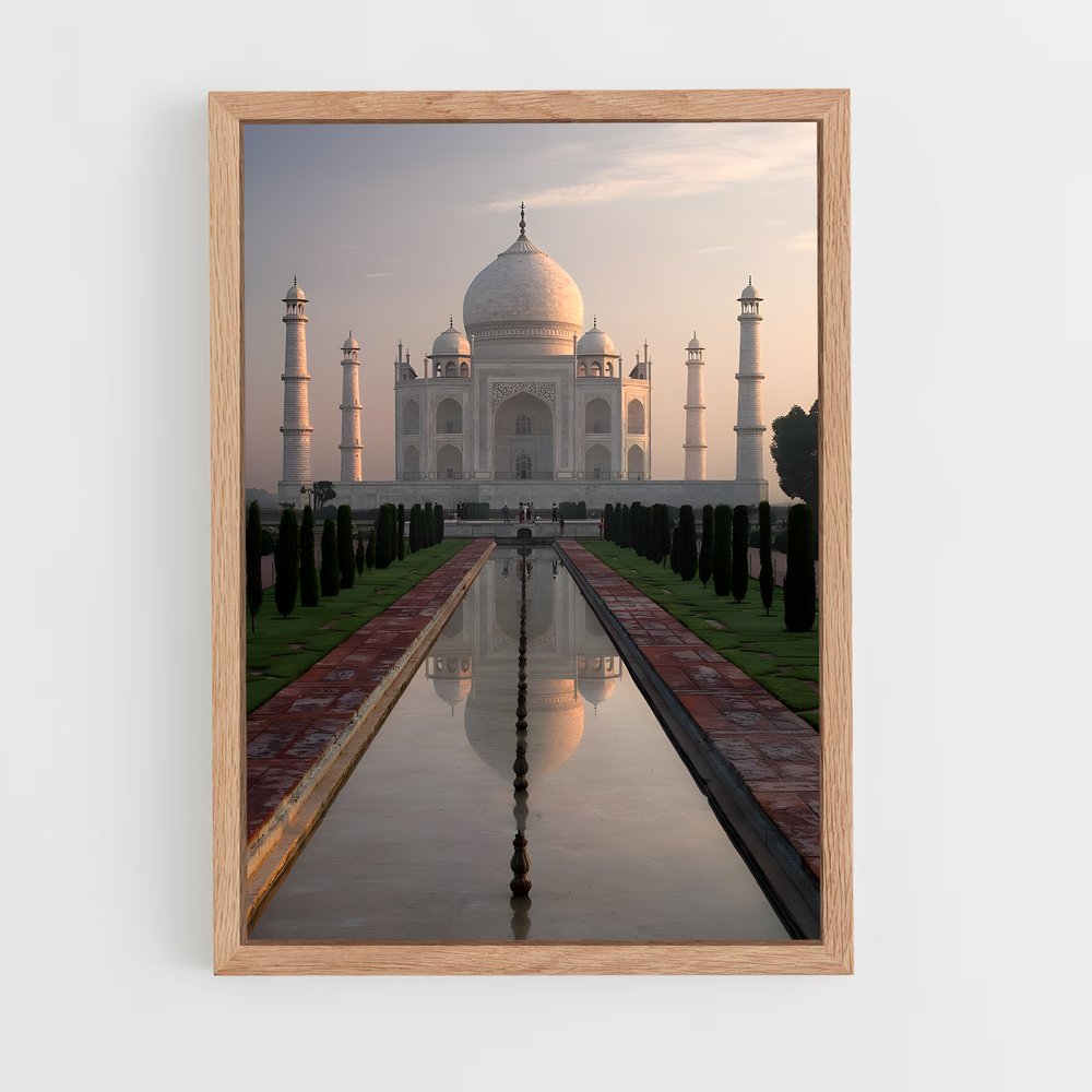 ap-taj mahal-6 cadre Bois clair