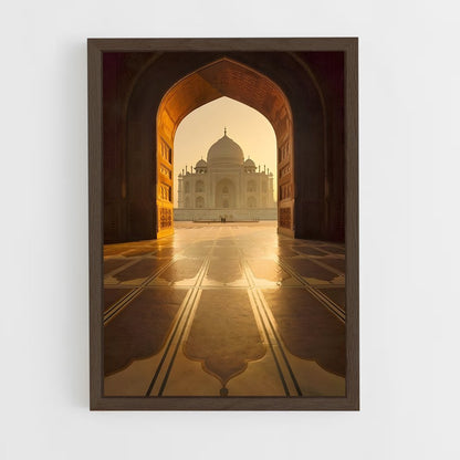 ap-taj mahal-7 cadre Bois foncé