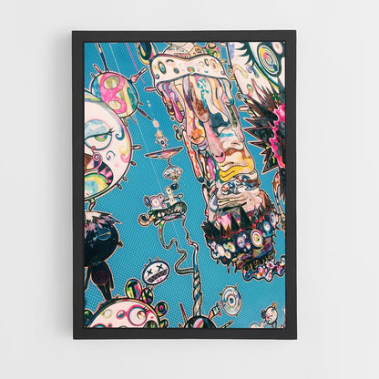 ap-takashi murakami-4 cadre Noir