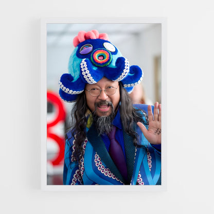 ap-takashi murakami-5 cadre Blanc