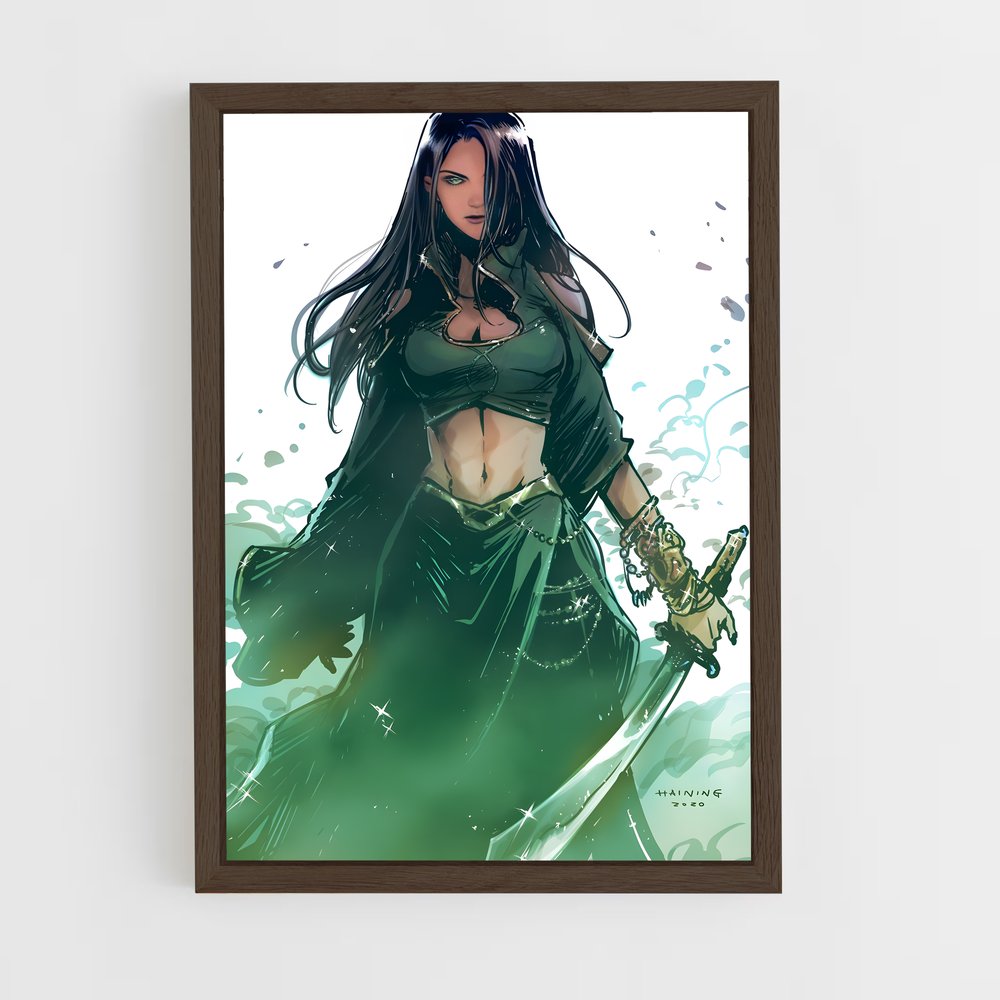 ap-talia al ghul-2 cadre Bois foncé