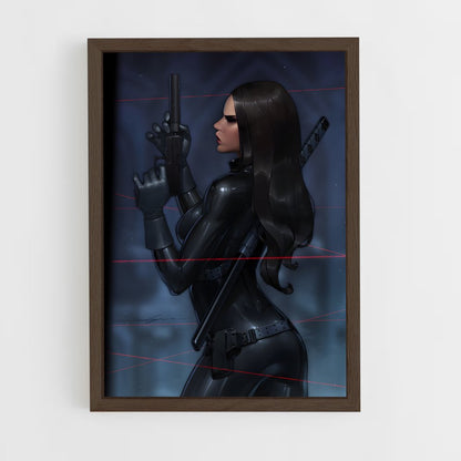 ap-talia al ghul-4 cadre Bois foncé