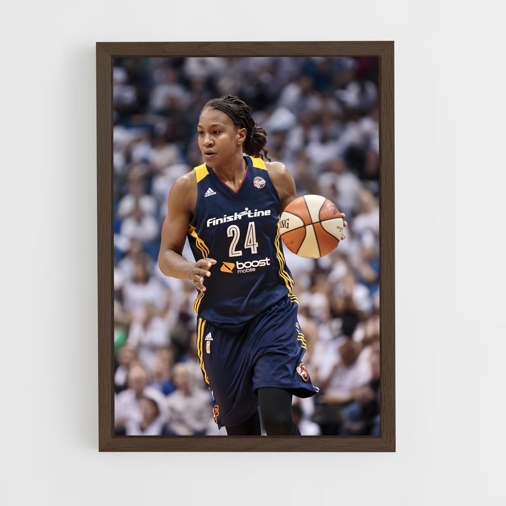 ap-tamika catchings-2 cadre Bois foncé