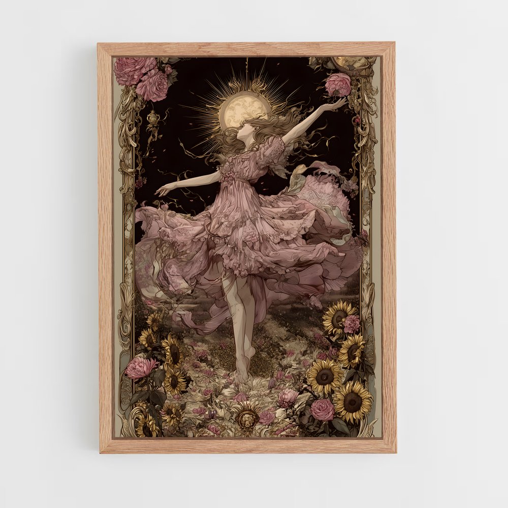 ap-tarot cards-11 cadre Bois clair