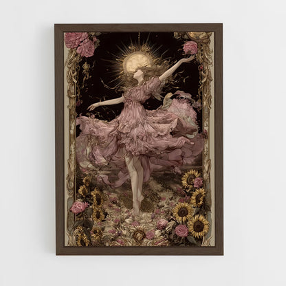 ap-tarot cards-11 cadre Bois foncé