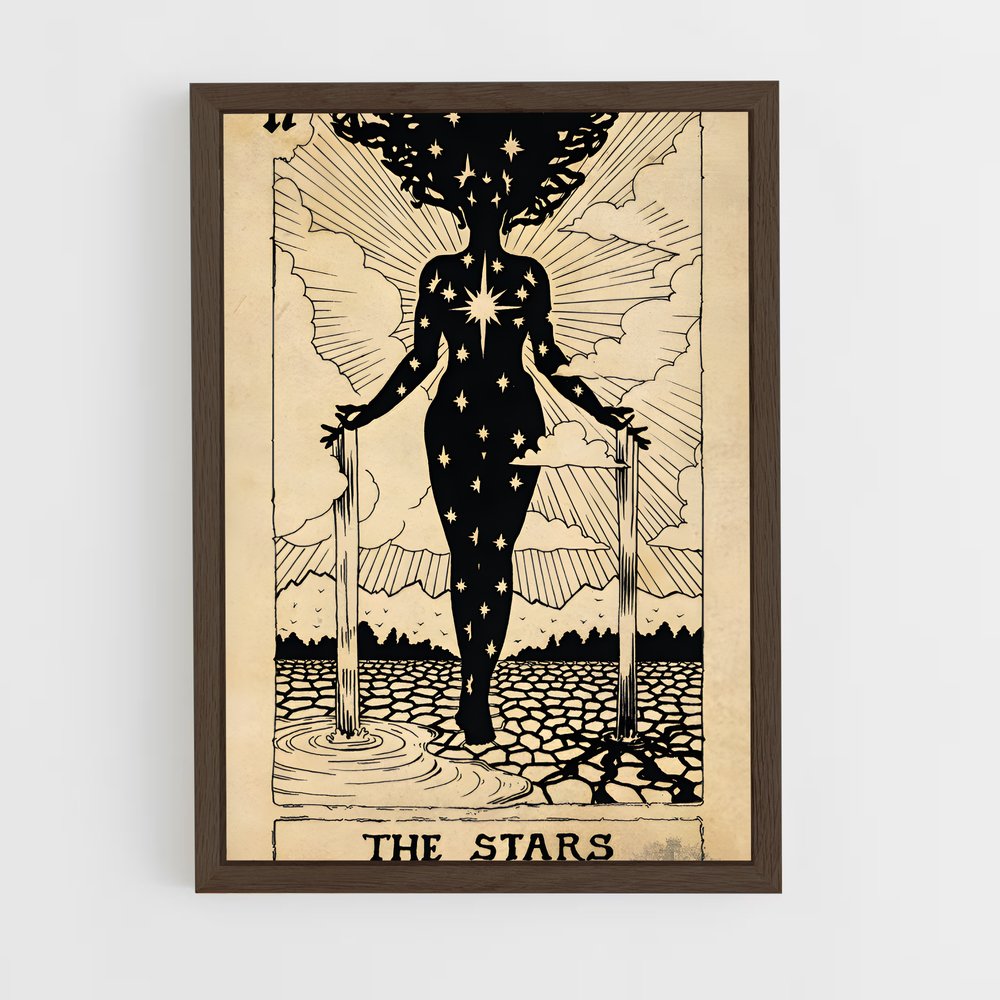 ap-tarot cards-3 cadre Bois foncé