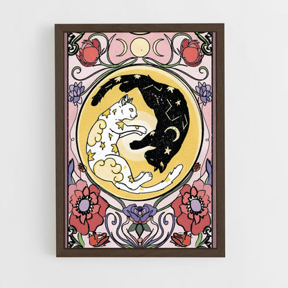 ap-tarot cards-5 cadre Bois foncé