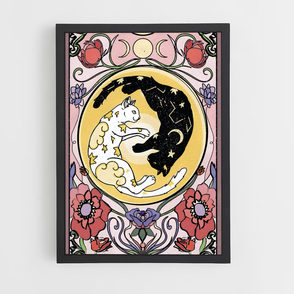 ap-tarot cards-5 cadre Noir