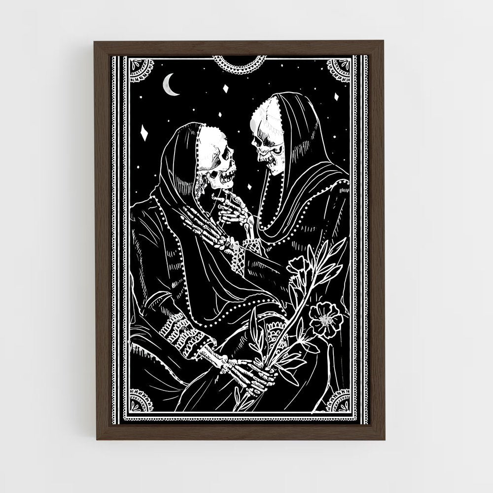 ap-tarot cards-6 cadre Bois foncé