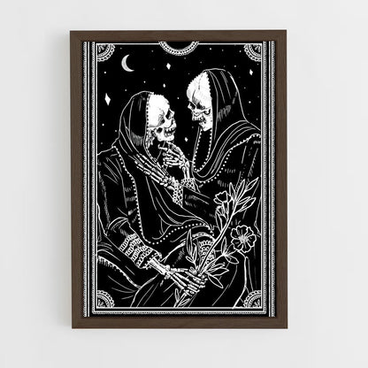 ap-tarot cards-6 cadre Bois foncé