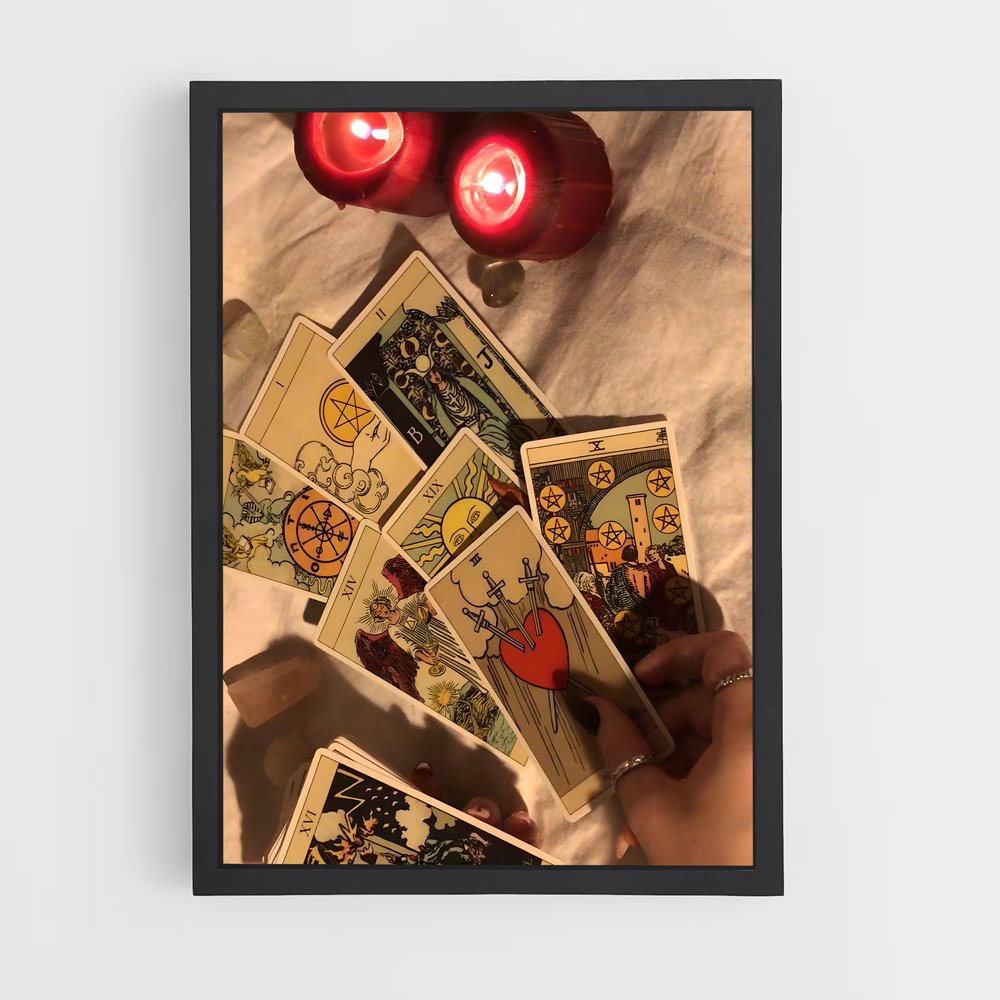 ap-tarot cards-7 cadre Noir