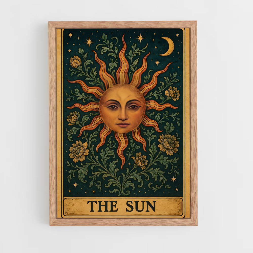 ap-tarot cards-8 cadre Bois clair
