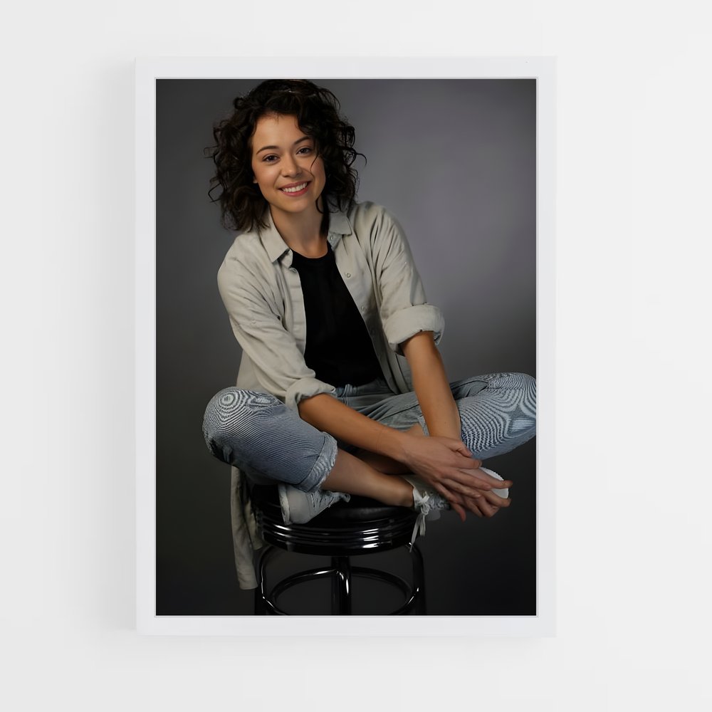 ap-tatiana maslany-1 cadre Blanc