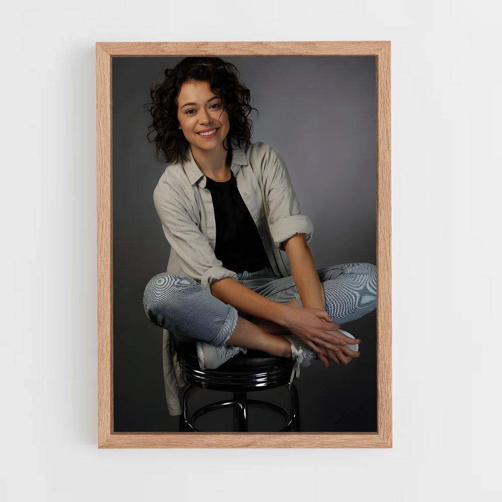 ap-tatiana maslany-1 cadre Bois clair