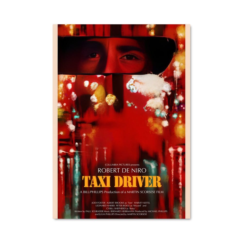 Poster Taxidriver Noir