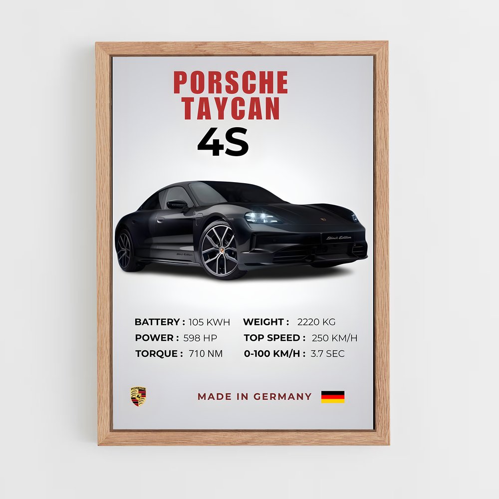 ap-taycan 4s-6 cadre Bois clair
