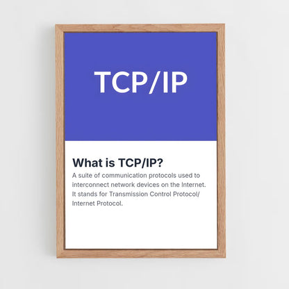 ap-tcp ip-1 cadre Bois clair