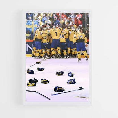 ap-team sweden hockey-1 cadre Blanc