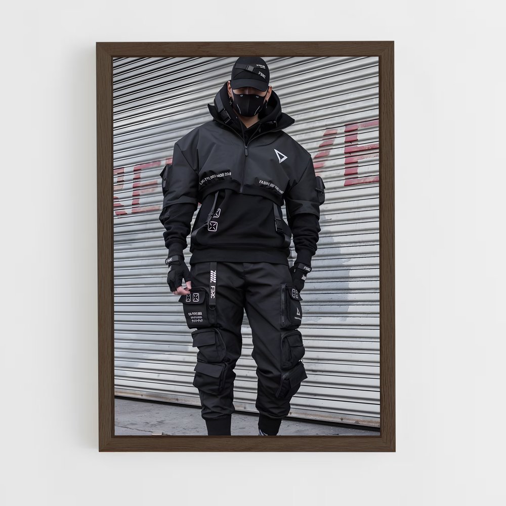 ap-techwear-1 cadre Bois foncé