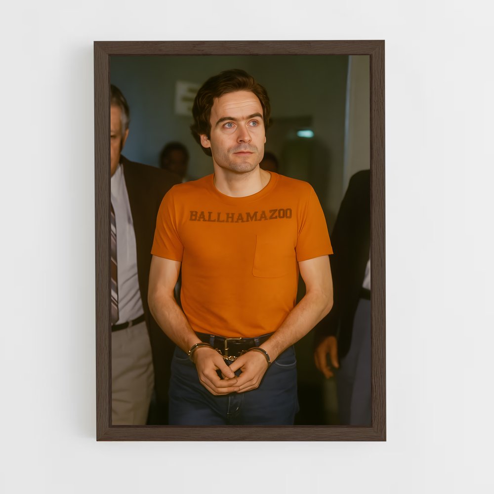 ap-ted bundy-6 cadre Bois foncé