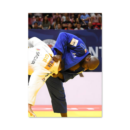 Poster Champion en Bleu