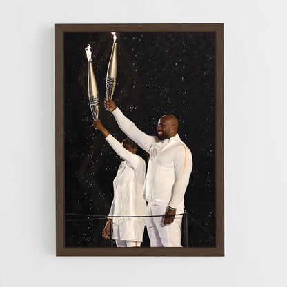 ap-teddy riner-3 cadre Bois foncé