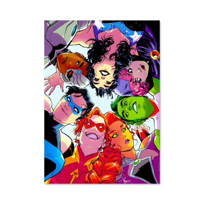 Poster Teen Titans: Heroes Unites